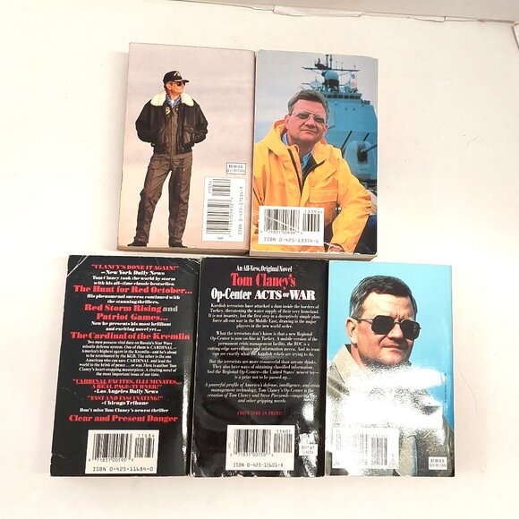 Lot of 9 Mystery/Thriller/Suspense Tom Clancy Michael Crichton Paperback Books - Picture 5 of 7